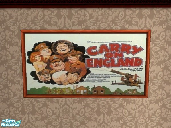 Sims 2 — Carry On England by Floog — Here is a maxis suspense picture with a picture of the film Carry On England.