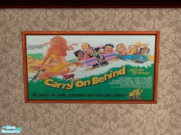 Sims 2 — Carry On Behind by Floog — Here is a maxis suspense picture with a picture of the film Carry On Behind.