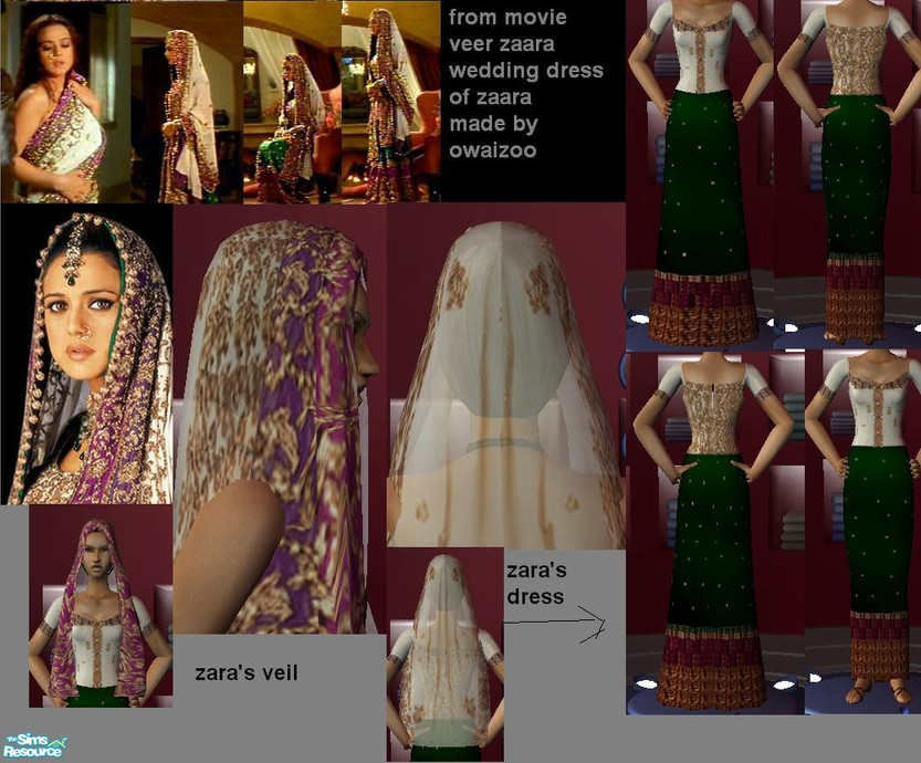 veer zaara dress collection