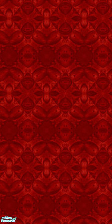 Sims 2 — Oriental Delight Wall 1 by galilea — WALL SET: A bright, bold series of matching walls, carpet, bedding, and