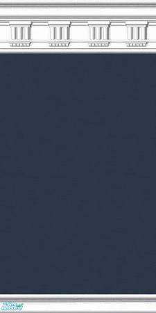Sims 2 — jsf2GeorgianRNavy by jsf — A new moulding, slightly revised to be less stark, in white, carved, wood in a