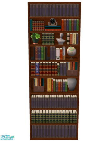 Sims 2 — Artist\'s Study - Bookcase by RhondaBlonda — 