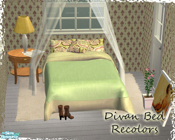 Sims 2 — Divan Bed Recolors by Sophel21 — recolors of birgit43\'s divan bed mesh