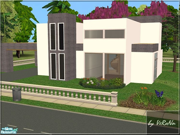 Sims 2 — V-51 by Veronn — 50. Street Modern Lot 3x3 44,290