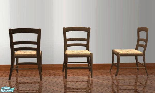 Sims 2 — PB Shayne Dining  - Diningchair recolor Chandler wood by ShinoKCR — 