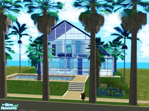 Sims 2 — Beach Hotel by kissme87 — Beach Hotel Cost 958 $ Per night . Has pool and sauna . Its just for lovers coz it has