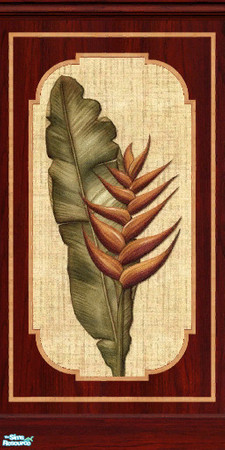 Sims 2 — Victoriana Panelling 7 by TSR Archive — Part of a set of 8 panelled walls with floral inserts. ** TSRAA Member