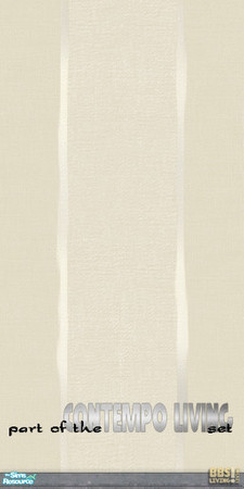 Sims 2 — Contempo Living, Beige wall 2 by BetterbeSim — Wallpaper with metal molding, part of the Contempo Living set. By