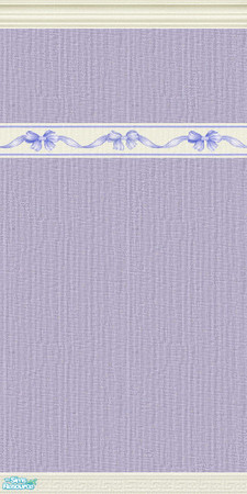 Sims 2 — Blue bows by TSR Archive — A line of bows for a periwinkle blue wallpaper. ~TSRAA~