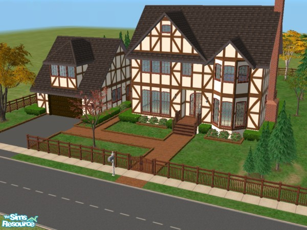Sims 2 — 27 Eagle Ridge by davidh — This charming English Tudor awaits your lucky Sims! The residence features a