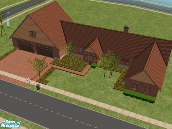 Sims 2 — 986 Longhorn Ranch by Crass — A warm ranch home perfect for a growing family. Features a bedroom ready for two