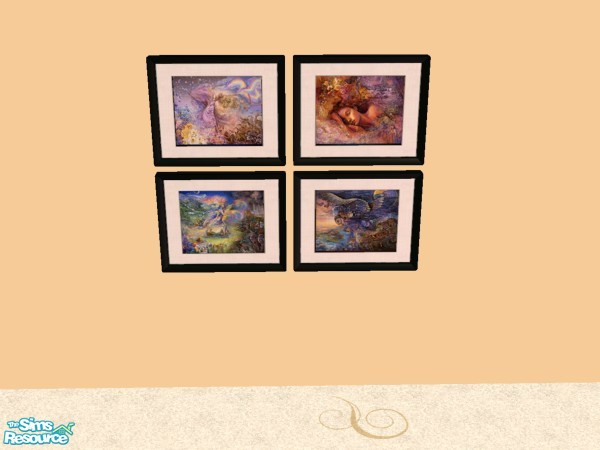 Sims 2 — Dark Design's Four Veggies by Dark_Design — This is one of the set of four recolors from paintings in Nightlife.