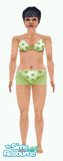 Sims 1 — Lime Dot Bikini by watersim44 — 