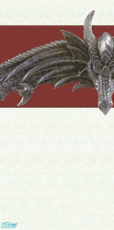 Sims 2 — Dragon Wallpaper 7 by SuperMage — This Wallpaper is perfect for a Middle Age Theme, also perfect with
