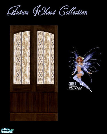 Sims 2 — Autum Wheat - 1 by LD202 — autum wheat wallpaper and paneling