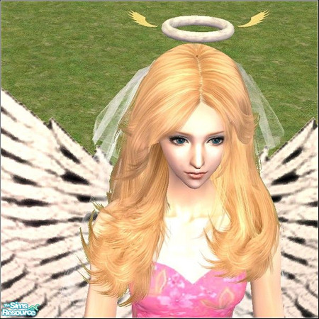 Sims 2 — Angelic Head Loops - Silver by Daislia — My first new mesh here, it\'s an accessories loop on the head, with 4