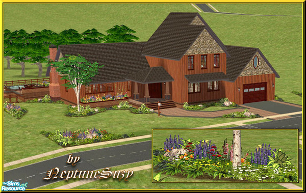 Sims 2 — NSC Whitten Estates 1 by Neptunesuzy — Your Simmies will love this beautiful home! Complete with pool, hot tub