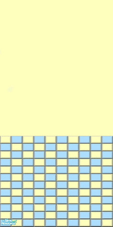 Sims 2 — Yellow and blue 5 by jokerette — Brightly coloured walls and floors for all the rooms in your sims house - hope