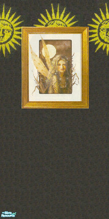 Sims 2 — Wicca Wallpaper 3 With Picture 3 by SuperMage — Here is someting for the all day Wicca Fan, with a picture I