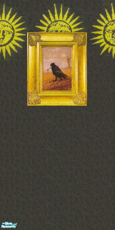 Sims 2 — Wicca Wallpaper 3 With Picture 2 by SuperMage — Here is someting for the all day Wicca Fan, comes with a picture