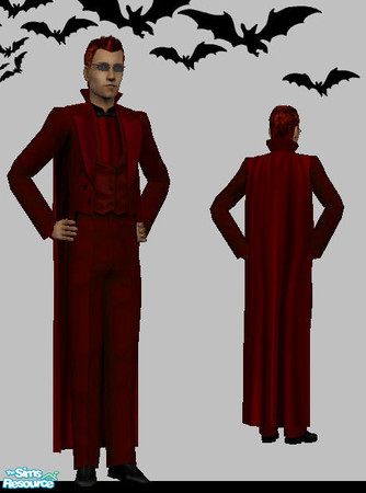 Sims 2 — NSC Vampire Outfit for Men 3 by Neptunesuzy — Your Male Sims will love this Vampire Outfit! Enjoy! 