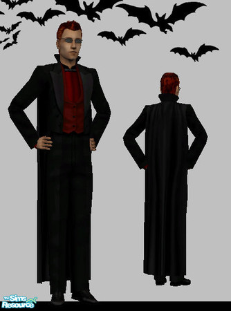 Sims 2 — NSC Vampire Outfit for Men 2 by Neptunesuzy — Your Male Sims will love this Vampire Outfit! Enjoy!