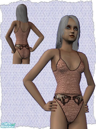 Sims 2 — Undies-All 3 Ages-Peach by Dgandy — All three ages in this one package. Young Adult, Adult and Elder. Modified