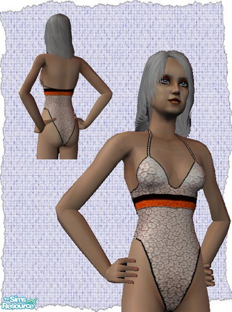 Sims 2 — Swimsuit-All 3 Ages-Off White by Dgandy — All three ages in this one package. Young Adult, Adult and Elder.