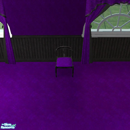 Sims 2 — Midnight Dreams Desk Chair by auracyan — No matter what, they have to sit on something to do their homework.