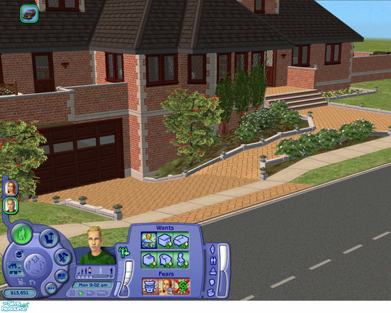 Sims 2 — Underground Garage Template by ginger58963 — This lot is to serve as a template for building a house upon.