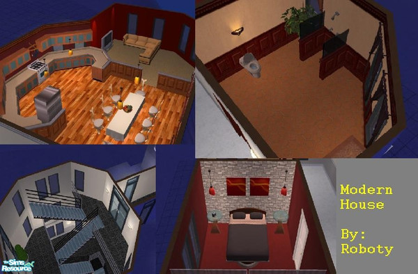 Sims 2 — 1476 Wilmore Av. by Roboty — A very modern mansion with every perfect design to it to make you fell at home from
