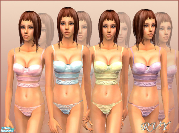 Sims 2 — Silk Nightwear by Reavoye — Silk Nightwear 