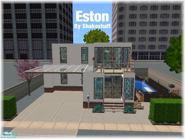 Sims 2 — Eston by Shakeshaft — A small 1 bedroom apartment, ideal for a couple or a single sim, comes with TSRAA content