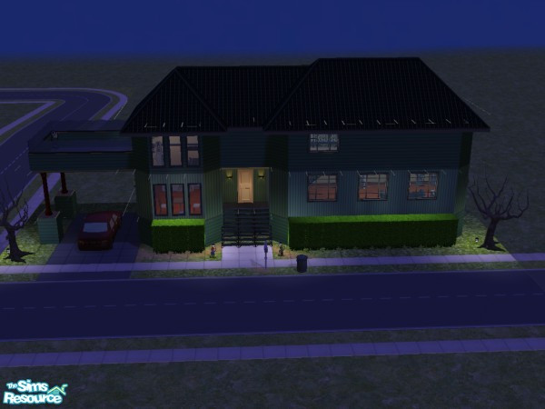Sims 2 — Focus by merrydeath — A simple bachelor pad built on the smallest lot in Nightlife. Plenty of room for the