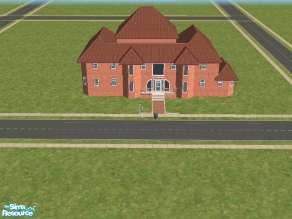 Sims 2 — 296 Dumont Ave. by PuRpLeHaZe4u — Its a nice brick red house. Features a large kitchen/dining room, living room,