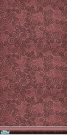 Sims 2 — Esoteric Whimsy Roze Haze 1 by iwubu — Odd and fanciful. These walls are made to bring out the creative and