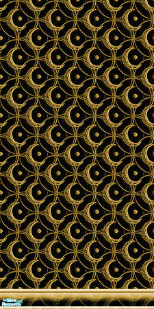 Sims 2 — Esoteric Whimsy Goldenrod 2 by iwubu — Odd and fanciful. These walls are made to bring out the creative and