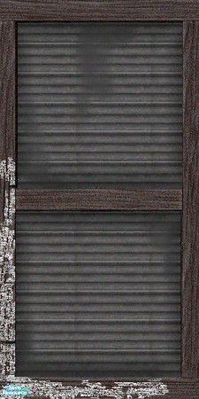 Sims 2 — Abandoned Wall Covering A by galilea — One of three distressed wall coverings for those derelict