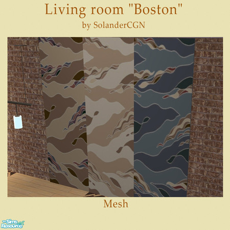 Sims 2 — Livingroom "Boston" - Painting by SolanderCGN — Painting as part of the "Boston" living room