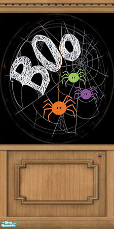 Sims 2 — Fun Wall 1 by iZazu — Part of the Halloween Fun Walls/Floors Set. Want a little bit of fun added to your
