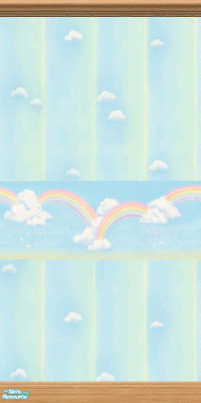 Sims 2 — Over the Rainbow by Shakeshaft — A pretty wallpaper. ** TSRAA Member **