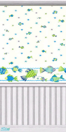 Sims 2 — Tropical Bathtime by Shakeshaft — Great for a childs bathroom. ** TSRAA Member **