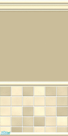 Sims 2 — nm Mocha Bath by Henwen — Matching floor available. **TSRAA Member**