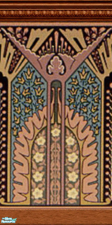 Sims 2 — Victorian Interiors 1: Deco Rose by c_literati — TSRAA