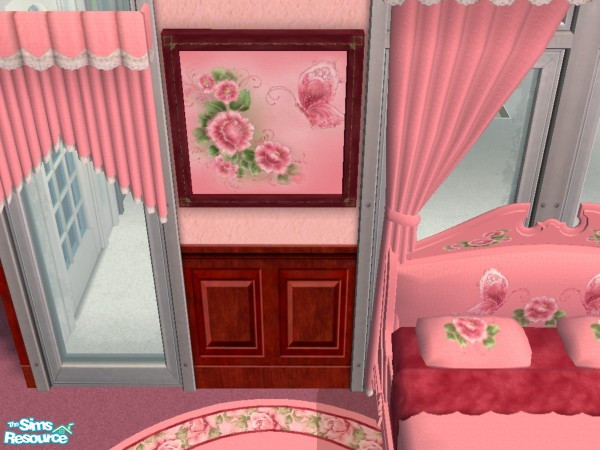 Sims 2 — Butterfly LeftPicture by mysteriousgirl — Butterfly Pictures, part of set which includes Bedding, Curtians, ,