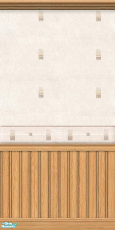 Sims 2 — Simply Chic Stone 4 by Cailca — A set of walls with stone detail and matching carpet. Also available in other
