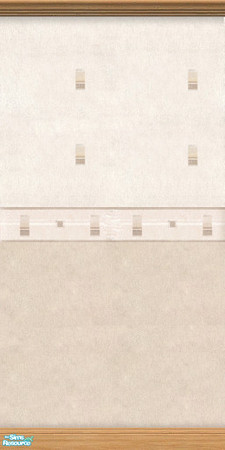 Sims 2 — Simply Chic Stone 2 by Cailca — A set of walls with stone detail and matching carpet. Also available in other