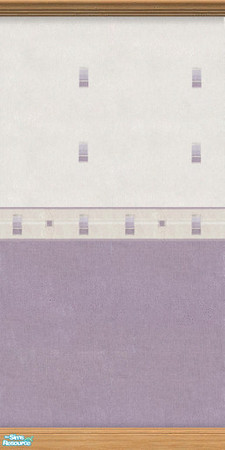 Sims 2 — Simply Chic Lilac 2 by Cailca — A set of walls with Lilac detail and matching carpet. Also available in other