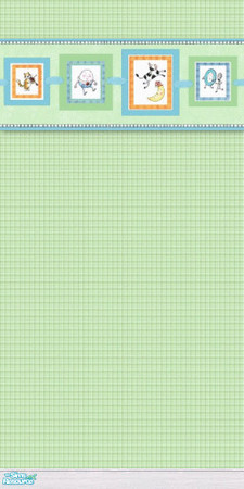 Sims 2 — Hey Diddle Nursery Wall by STP Carly — Hey diddle Nursery Wall