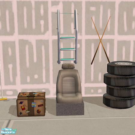 Sims 2 — In And Out MESH by DOT — In And Out MESH *Nightlife required on Truck recolor only* Pool cues, Tire, Calendar,